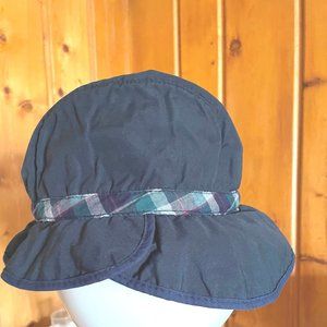 LADY STETSON Bucket Hat Sz M 7-1/8 Navy Blue